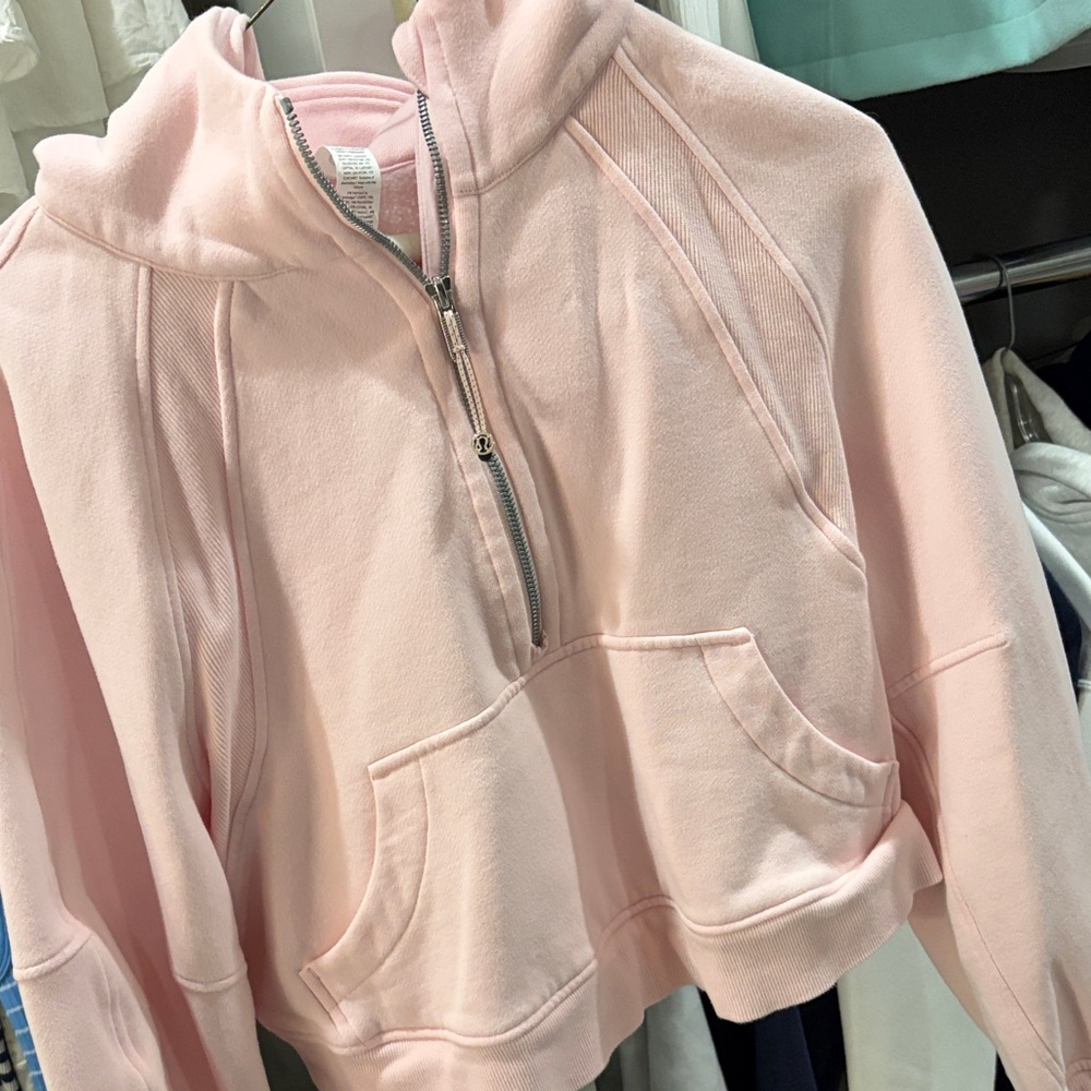 Lululemon Athletica Light Pink Zip-Up